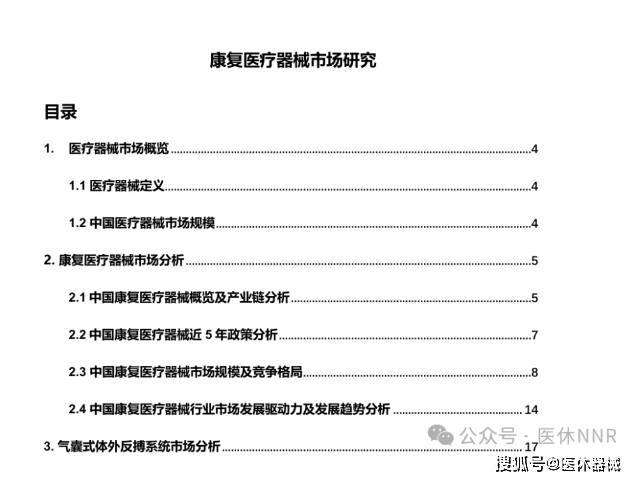 中国康复医疗器械市场路在何方?